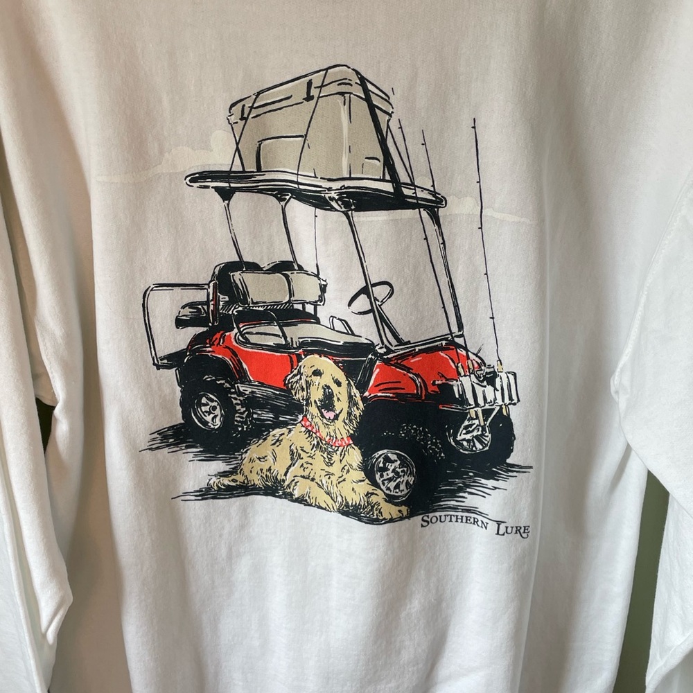 Southern Lure White Crewneck Sweater